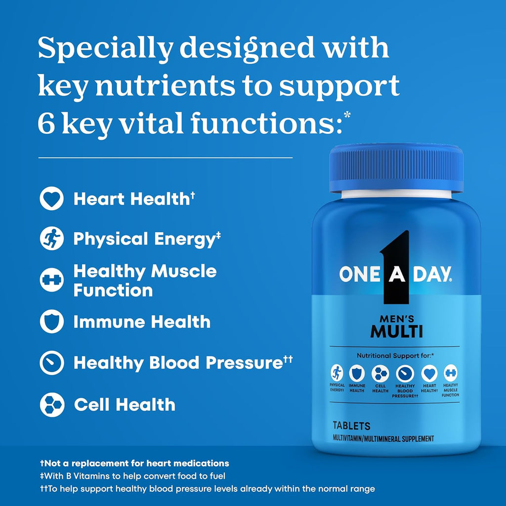 One A Day Men’s Multivitamin – Complete Daily Nutritional Support